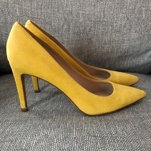 Kenneth Cole Riley pump, yellow, 8.5, used